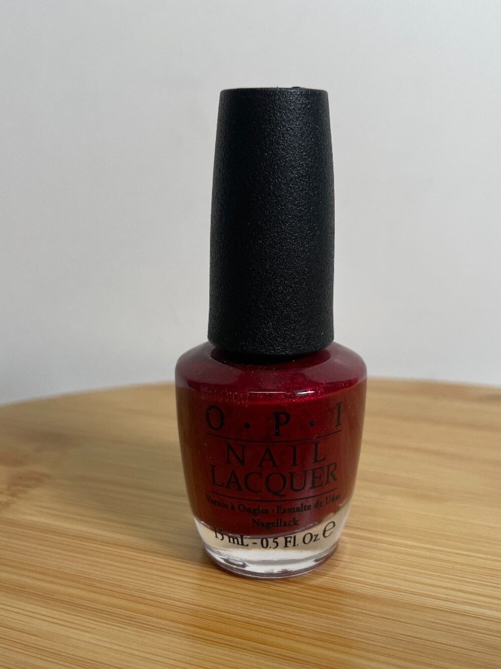 OPI Nail Polish NL H08 I'm Not Really A Waitress 0.5oz Metallic Red